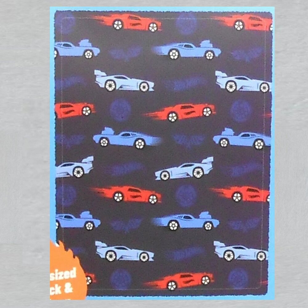 Hot Wheels Plush Throw Blanket Measures 40 x 50 inches